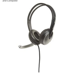 Logitech Black Wired Headset with Microphone